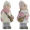 ozdoby świąteczne DKD Home Decor Włókno szklane Dzieci (2 pcs) (14 x 11 x 28 cm)
