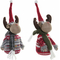 ozdoby świąteczne DKD Home Decor Poliester Renifer (2 pcs) (13 x 15 x 28 cm)