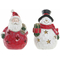 ozdoby świąteczne DKD Home Decor Żywica (2 pcs) (14 x 11 x 20 cm)