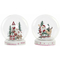 Bombka świąteczna DKD Home Decor Szkło (2 pcs) (11 x 11 x 13 cm)