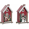 ozdoby świąteczne DKD Home Decor Drewno (2 pcs) (9.5 x 5.5 x 16 cm)