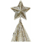ozdoby świąteczne DKD Home Decor Drzewo Metal (12 x 12 x 37 cm)