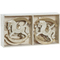 Zestaw ozdób bożonarodzeniowych DKD Home Decor Koń Metal Sznurek (6,5 x 1 x 5,5 cm) (6 pcs)