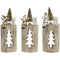 ozdoby świąteczne DKD Home Decor Pień Drewno (9 x 4 x 24 cm) (3 pcs)