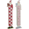 Kalendarz Adwentowy DKD Home Decor Drewno Święty Mikołaj (2 pcs) (14 x 7 x 64 cm)