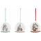 Bombka świąteczna DKD Home Decor Drewno Szkło (3 pcs) (9.5 x 9.5 x 11 cm)