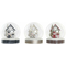 ozdoby świąteczne DKD Home Decor Drewno Szkło Święty Mikołaj (3 pcs) (10 x 10 x 11 cm)