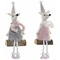 ozdoby świąteczne DKD Home Decor Myszka Drewno Poliester (7.5 x 6 x 17 cm) (2 pcs)