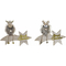 ozdoby świąteczne DKD Home Decor Drewno MDF (20 x 3 x 18 cm) (2 pcs)