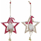 ozdoby świąteczne DKD Home Decor gwiazda Drewno MDF (15 x 1 x 20 cm) (2 pcs)