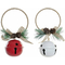 ozdoby świąteczne DKD Home Decor Metal Grzechotka (2 pcs) (9 x 8 x 16 cm)