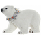 ozdoby świąteczne DKD Home Decor Poliester Piana Niedźwiedź (38 x 20 x 24 cm)