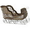Sanki DKD Home Decor Metal Rattan (90 x 46 x 62 cm)