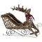Sanki DKD Home Decor Metal wiklinowy Renifer (68 x 20 x 47 cm)