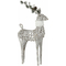 ozdoby świąteczne DKD Home Decor Renifer wiklinowy (53 x 19 x 90 cm)