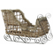 Sanki DKD Home Decor Juta Metal Rattan (90 x 46 x 62 cm)
