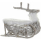ozdoby świąteczne DKD Home Decor Renifer wiklinowy Ananasy (40 x 18 x 34 cm)
