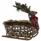 ozdoby świąteczne DKD Home Decor Renifer wiklinowy Ananasy (40 x 18 x 34 cm)