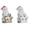 ozdoby świąteczne DKD Home Decor Żywica Święty Mikołaj (2 pcs) (26 x 19 x 31 cm)