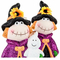 Figurka Dekoracyjna DKD Home Decor Ceramika Czarownica (2 pcs) (10.5 x 9 x 19 cm)