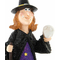 Dekoracje na Halloween DKD Home Decor Żywica Czarownica (11 x 11 x 25 cm)
