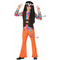 Kostium dla Dzieci Hippie Pomarańczowy (2 Pcs)
