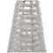 Choinka DKD Home Decor Brokat PVC Metal LED (10 x 10 x 40 cm)