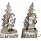 ozdoby świąteczne DKD Home Decor Drewno (6 pcs) (5.5 x 5.5 x 15 cm)