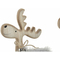 ozdoby świąteczne DKD Home Decor Poliester Drewno Renifer (3 pcs) (11 x 5 x 23 cm)