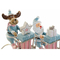 ozdoby świąteczne DKD Home Decor Metal Rower (2 pcs) (15 x 5 x 17 cm) (13 x 5 x 17 cm)