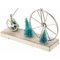 ozdoby świąteczne DKD Home Decor Metal Rower (2 pcs) (15 x 5 x 17 cm) (13 x 5 x 17 cm)