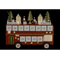 Kalendarz Adwentowy DKD Home Decor Drewno Autobus (31.5 x 10 x 25 cm)