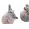 ozdoby świąteczne DKD Home Decor Poliester (9 x 8 x 15 cm) (2 pcs)