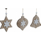 ozdoby świąteczne DKD Home Decor Drewno Sznurek (3 pcs) (8 x 2 x 33 cm)
