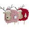 ozdoby świąteczne DKD Home Decor Poliester Drewno (2 pcs) (12 x 4 x 17 cm)