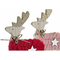 ozdoby świąteczne DKD Home Decor Poliester Drewno (2 pcs) (10.5 x 4.5 x 19 cm)