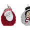 ozdoby świąteczne DKD Home Decor Poliester Drewno Święty Mikołaj (3 pcs) (8 x 3 x 26 cm)