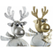 ozdoby świąteczne DKD Home Decor Metal Renifer (14 x 13 x 27 cm) (2 pcs)