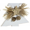 ozdoby świąteczne DKD Home Decor Serce Drewno Sznurek (12 x 3 x 12 cm) (3 pcs)