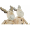 ozdoby świąteczne DKD Home Decor Drewno Renifer (10 x 13 x 14 cm) (2 pcs)