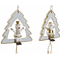 ozdoby świąteczne DKD Home Decor Drzewo Drewno Sznurek (3 pcs) (11 x 4 x 21 cm)