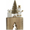 ozdoby świąteczne DKD Home Decor Pień Drewno (9 x 4 x 24 cm) (3 pcs)