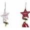 ozdoby świąteczne DKD Home Decor Metal Sznurek (6 x 6 x 14 cm) (2 pcs)