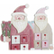 Kalendarz Adwentowy DKD Home Decor Drewno Święty Mikołaj (2 pcs) (14 x 7 x 64 cm)