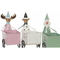 ozdoby świąteczne DKD Home Decor Metal (15 x 7 x 16 cm) (3 pcs)