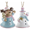 Zestaw ozdób bożonarodzeniowych DKD Home Decor Drewno Święty Mikołaj (17 x 11.5 x 32 cm) (3 pcs)