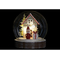 ozdoby świąteczne DKD Home Decor Drewno Szkło Święty Mikołaj (3 pcs) (10 x 10 x 11 cm)