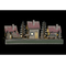 ozdoby świąteczne DKD Home Decor Drewno Dom (2 pcs) (30 x 6 x 12 cm)