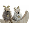 ozdoby świąteczne DKD Home Decor Poliester DM Księżyc (13 x 3 x 13 cm) (2 pcs)