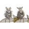 ozdoby świąteczne DKD Home Decor Drewno MDF (20 x 3 x 18 cm) (2 pcs)